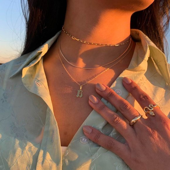 PAPERCLIP GOLD CHAIN CHOKER ✨ - Picture 2 of 2